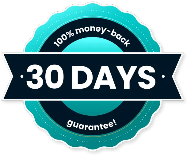 30 days guarantee badge