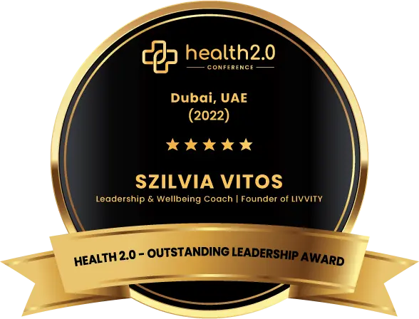 Leadership Award Health 2.0 Badge - Szilvia Vitos